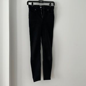 Everlane Way-High Skinny Jeans in Black, Size 25 Ankle